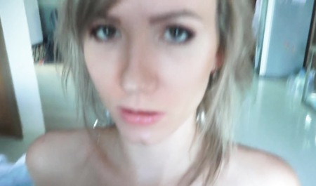 Skinny slut spreads her legs my friend