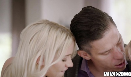 Man fuck two young blondes