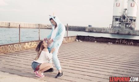 Gorgeous babe rides on the dick of the guy in the suit animator