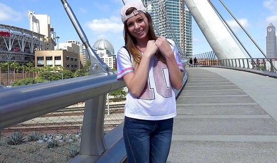 The guy met a cute girl and fucked her passionately