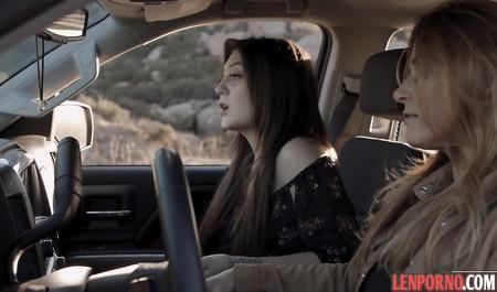 Lovely girl passionately fucked with a friend in the night