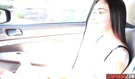 Young bitch on porn casting received a portion of sperm