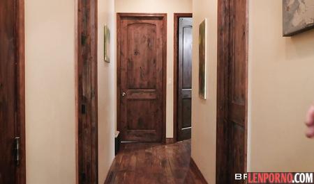 The guy fucked the cute maid of his neighbor