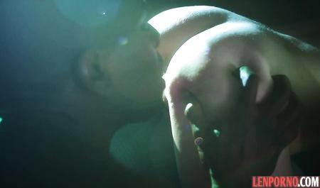 Ebony gently fucked the young neighbor in sweet pussy