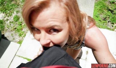 Sliding the panties to the side, the stranger gave pick up artist yourself to fuck in the nature