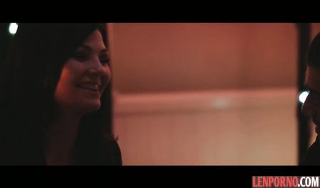 Uninhibited brunette in a pose rider Fucks guy and cums standing cancer