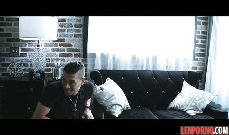 Uninhibited brunette in a pose rider Fucks guy and cums standing cancer