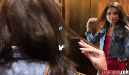 Twenty-year-old girl seduced by black tragara with a big dick