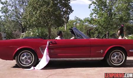 Beautiful brunette rides phallus experienced other narrow slit