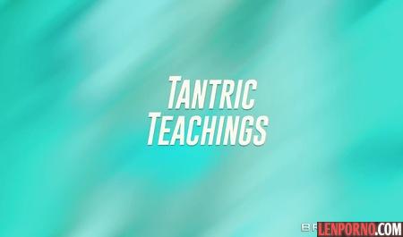 Beautiful brunette in tights cheating with her fitness instructor