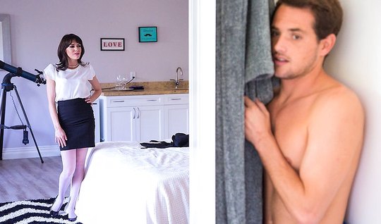 Horny nurse Fucks with a sultry Spaniard while her husban...