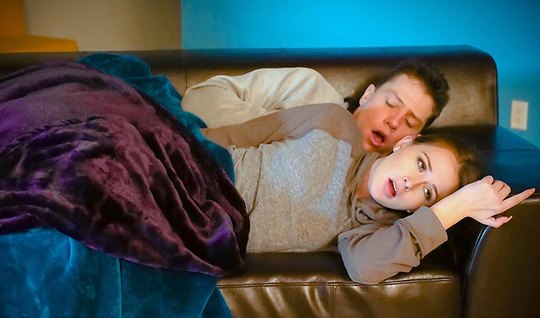 Guy licking sleeping girl with red hair pussy and fucked ...