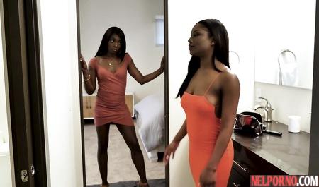 The guy invited two slender mulatto group fuck in all holes