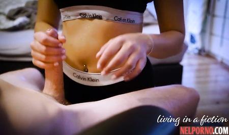 Guy shoots home video of a friend fingering big Tits his cock