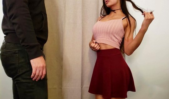 A young couple takes on the video camera your home Bang