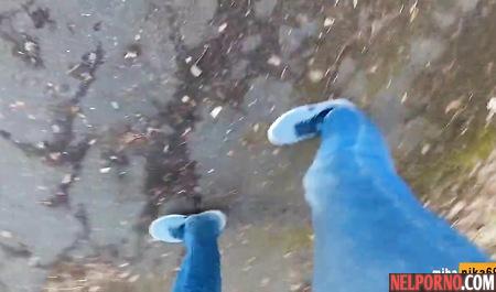 Slim St. Petersburg College nature makes a married man a Blowjob