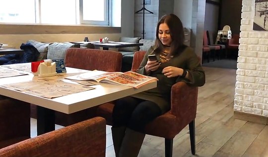 Russian pikaper lit on Blowjob lustful brunette and took ...