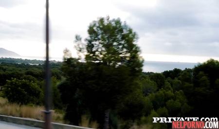 Russian young beauty seduced by a man hot fuck in the kitchen