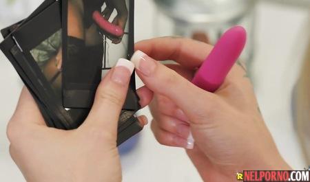 Mature lady with a strap-on dominates young blonde