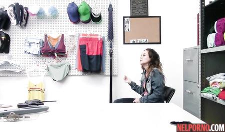 For stealing beauty in the office opened her mouth and sucks dick guard