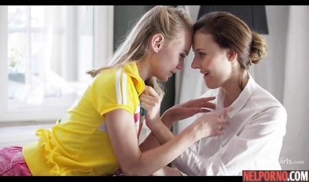 Gentle lesbians bring each other to orgasm with cunnilingus