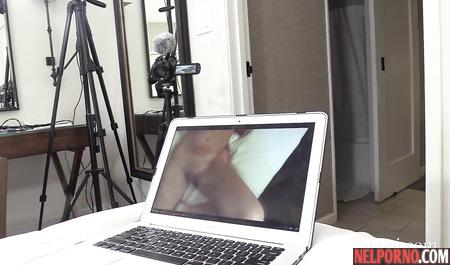 Young girl on casting Fucks with guy with anal plug in the ass