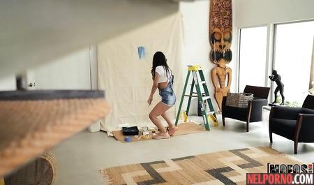 The artist with the big Tits is not against sex in the first person