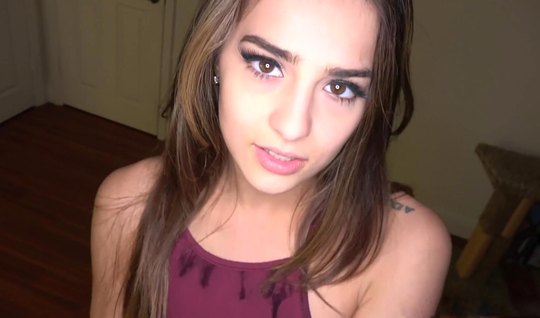 The girl came to visit the guy and asked for homemade por...