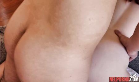 A red-haired girl after yoga has substituted the ass for homemade anal