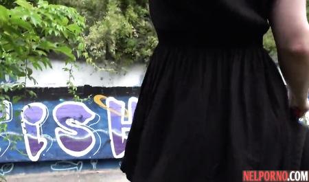 Russian blonde seduced by a pickup truck and for the money gave to fuck yourself