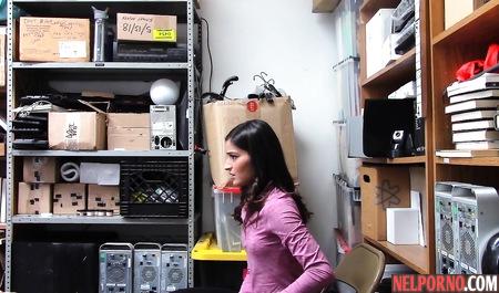 Office babe is casting for the role of the Horny thief