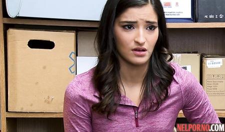 Office babe is casting for the role of the Horny thief