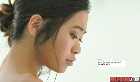 Slender Asian girl after a Blowjob in pose rider rides on the penis of the partner