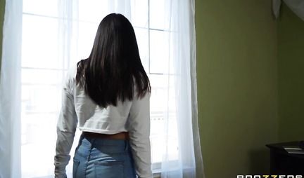 The Negro in the kitchen brings to orgasm Busty mom and shower her with cum