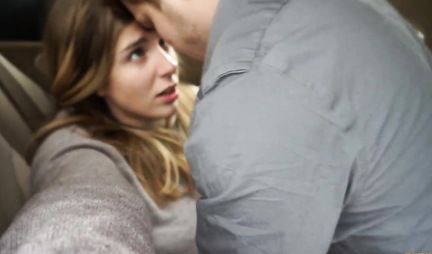 The girl with the man in the machine is removed from the first face homemade porn