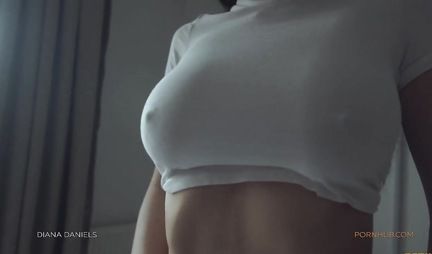 Girl with big Tits gets a Blowjob, fucked and got a lot of sperm