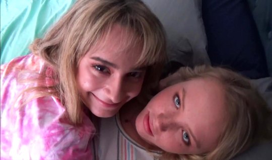 Two seductive and young girls are made for boy group porn