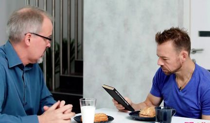 Curvy and skinny girl pushed the guy for treason