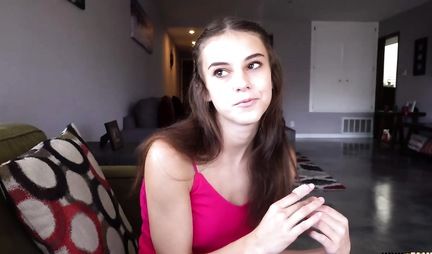 The guy takes a young sister porn first person and gets an orgasm