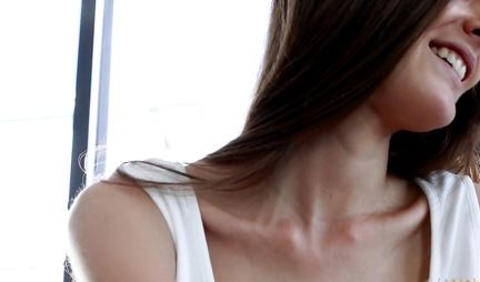 A young girl after a massage received gentle sex and powerful orgasms