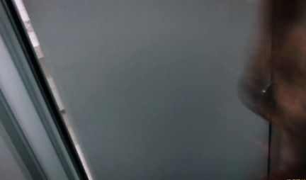 Redhead girl after a Blowjob receives a lot of sperm on her face and mouth