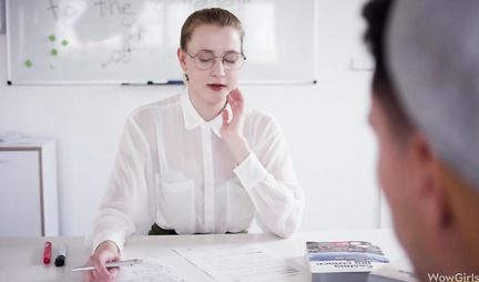 Young Russian girls engaged in group sex with one dick