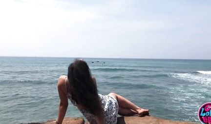 Russian brunette has not denied the guy for wanting to make a sex