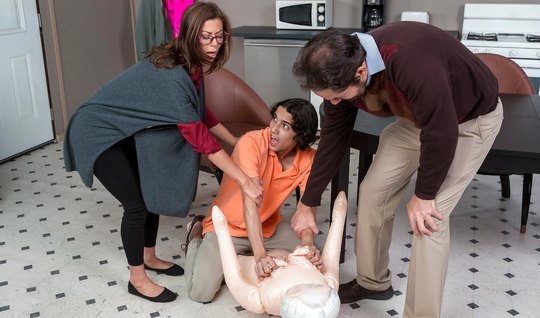 Mature mother seduced her stepson for sex and spread her ...