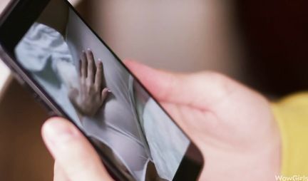 Young Russian blonde inserts her juicy crack and gentle for love