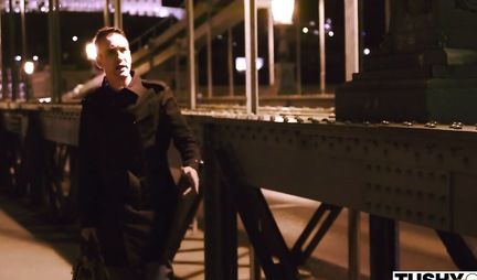 Blonde after masturbating lets a guys dick in the ass and gets anal