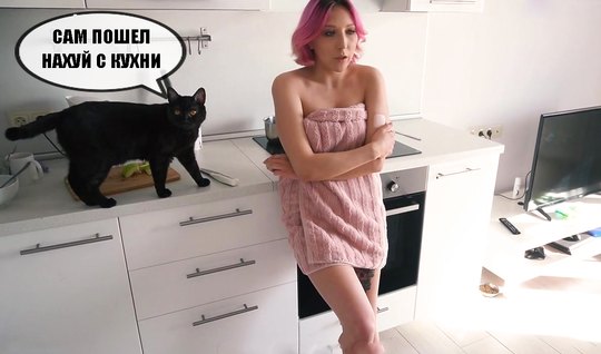 Russian sweet couple staged candid shoot anal