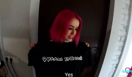 Russian young girl do not mind shooting with a friend homemade porn