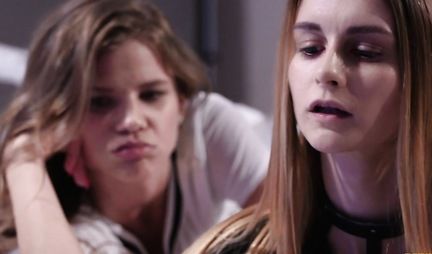 Lesbians in stockings entertain your juicy pussy Threesome