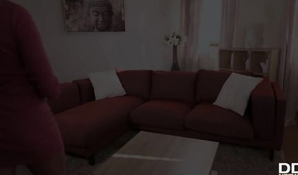 The foreman at the facility fucked a wealthy blonde in a pink dress and finished her